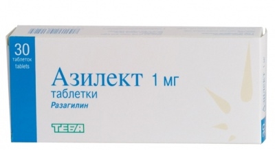 Азилект 1мг тб №30
