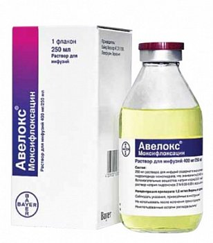 Авелокс раствор для инфузий 400мг-250мл