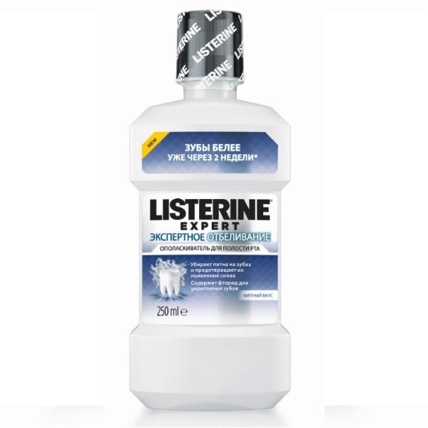 Джонсон Listerine Ополаскиватель для полости рта Экспертное отбеливание 250мл