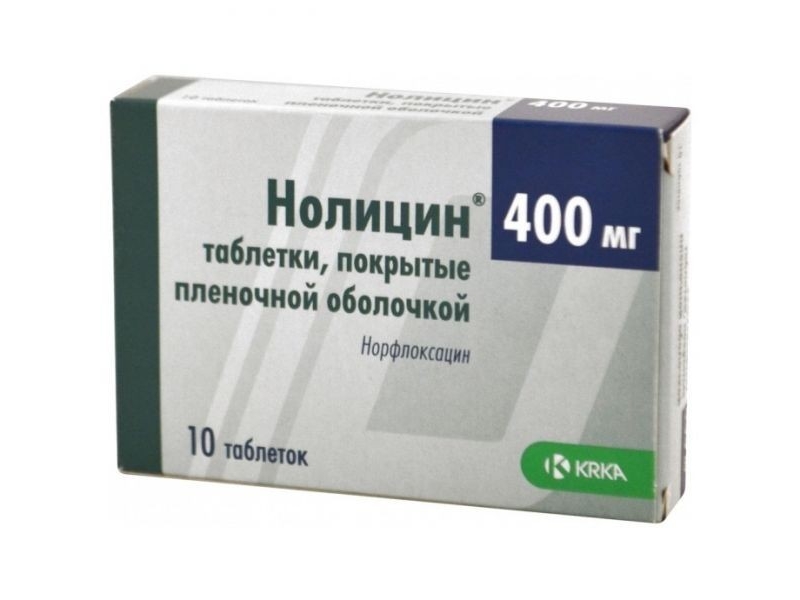 Нолицин 400мг тб №10