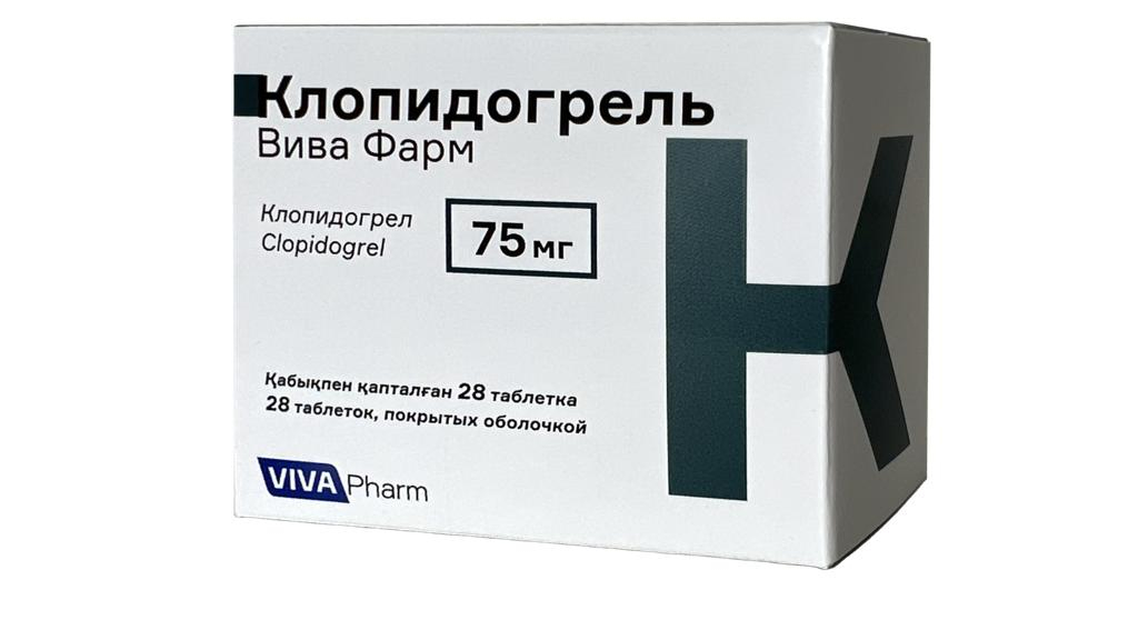 Клопидогрель Вива Фарм 75мг тб №28