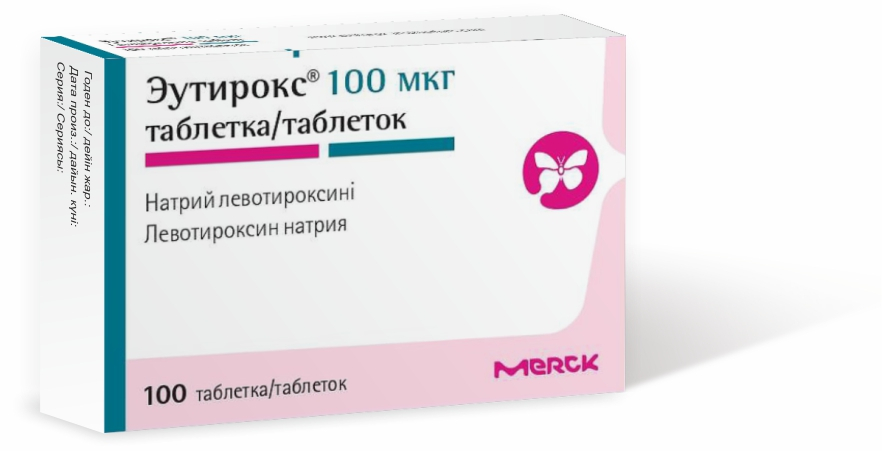Эутирокс 100мкг тб №100