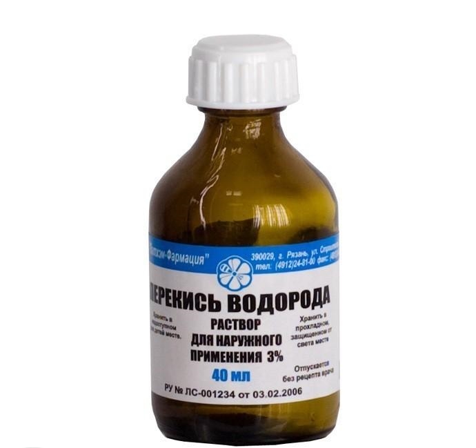 Перекись водорода 3% фл 40мл