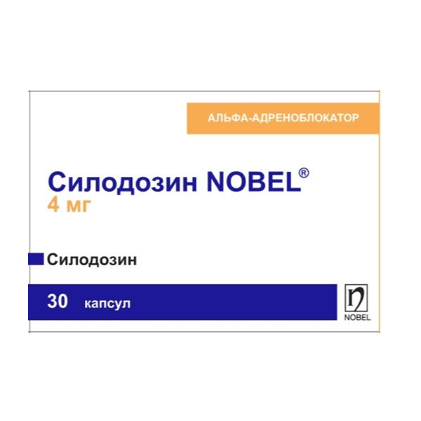 Силодозин NOBEL 4мг кпс №30