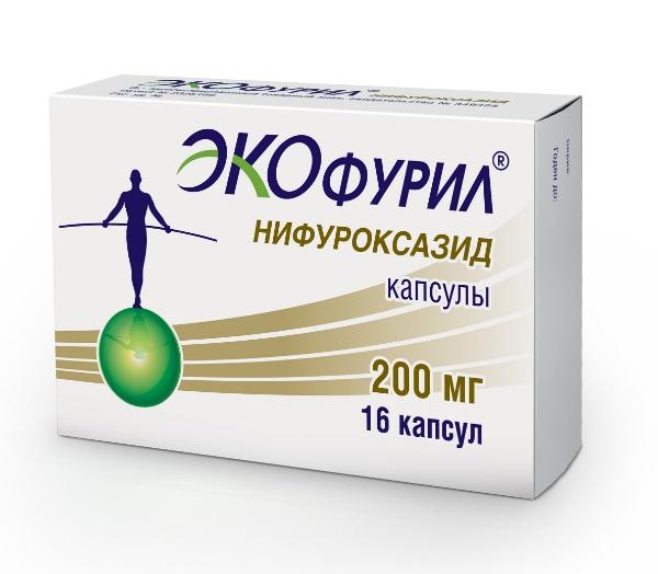 Экофурил капс 200мг №16