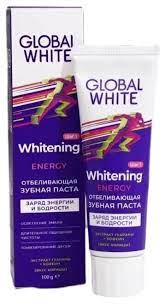 Global White Зубная паста отбеливающая Энерджи 100г