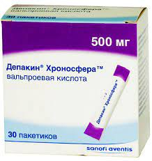 Депакин хроносфера 500мг гранулы №30