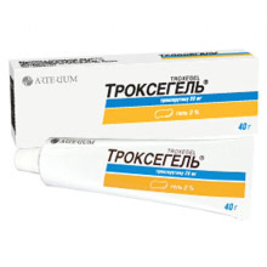 Троксегель 2% гель 40г