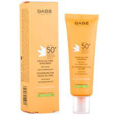 Бабе Крем солнцезащитный маттирующий для лица SPF50+ 50мл