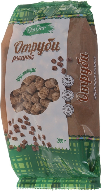 Отруби ржаные хрустящие 200г