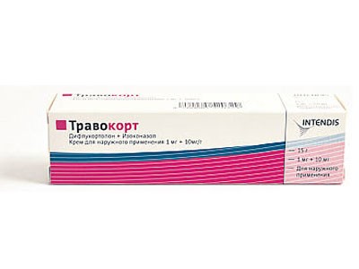Травокорт крем 15г