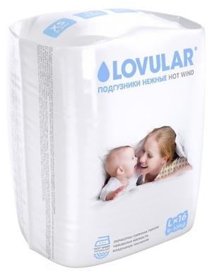 Подгузники Lovular Hot Wind L (9-13кг) №1 (16)