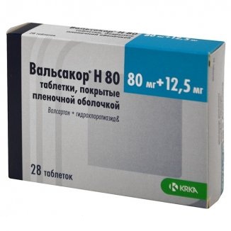 Вальсакор Н 80мг-12,5мг тб №28