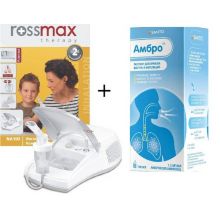 Ингалятор Rossmax NA-100 компресс.+Амбро 7,5мг-5мл 100мл