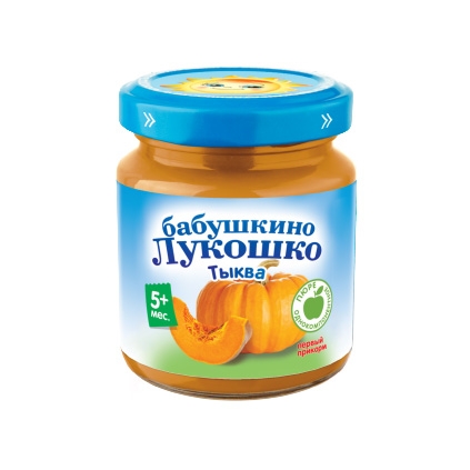 Пюре Бабушкино Лукошко - тыква 100г