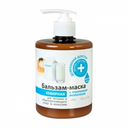 Домашний доктор Бальзам-маска Кефирная с пчелинным мол. 500мл