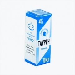 Таурин 4% глазные капли фл 10мл