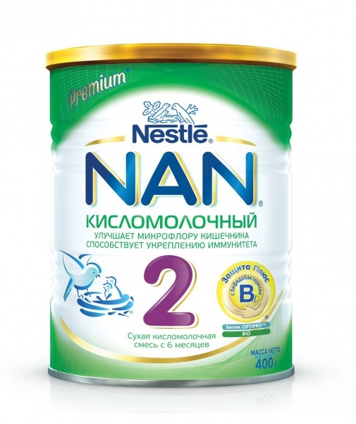 НАН-2 молочная смесь 400г (кисломолочный)