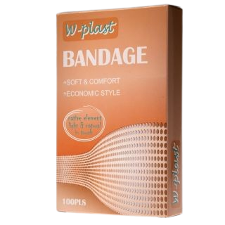 Лейкопластырь W-Plast бактерицидный, гиппоаллергенный, воздухопроницаем 72х19мм №1(100) стрейч ткань
