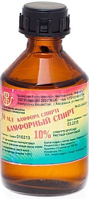 Камфорный спирт 10% фл 30мл
