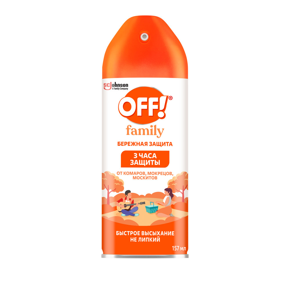 Аэрозоль OFF Family от комаров 157мл/119г