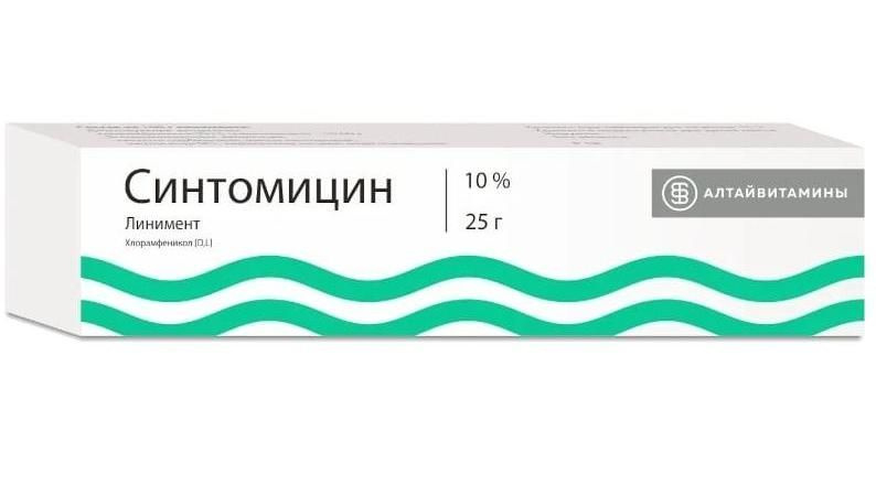 Синтомицин 10% линимент 25г (Алтайвитамины)