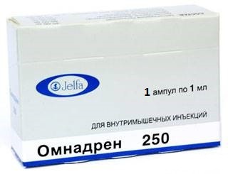 Омнадрен 250мг-1мл амп №5 строго по рецепту