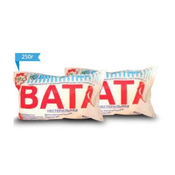 Вата нестерильная 25г  Baxtteks farm Узбекистан