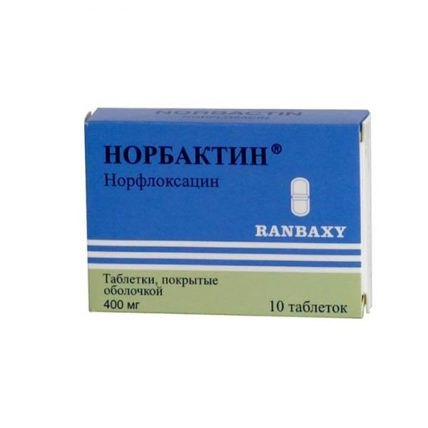 Норбактин 400мг тб №10