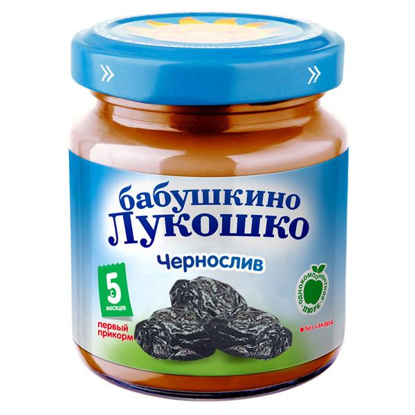 Пюре Бабушкино Лукошко - чернослив 100г (с 5мес)