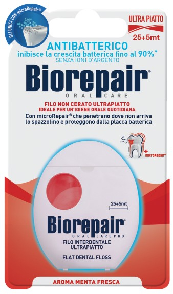 Биорепейр (Biorepair Filo Non Cerato Ultrapiatto) Зубная нить невощеная ультра-плоская 30м