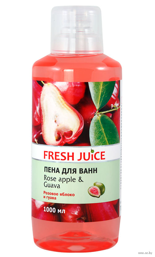Фреш Джус Пена для ванн Rose Apple&Guava 1л