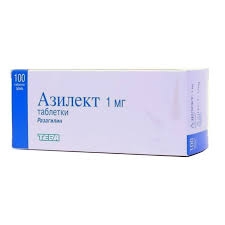 Азилект 1мг тб №100