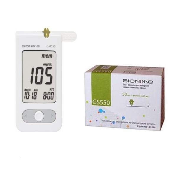 Глюкометр Bionime Rightest GM550