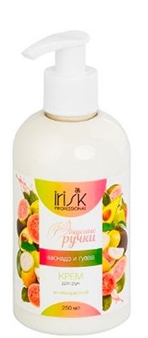 IRISK Вкусные ручки крем для рук антивозрастной Авокадо и Гуава 250мл