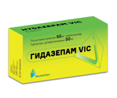 Гидазепам Vic Вива Фарм 50мг тб сублингвальные №10