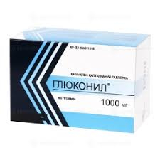 Глюконил 1000мг тб №60 (Глобал)