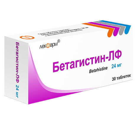 Бетагистин-ЛФ 24мг тб №30