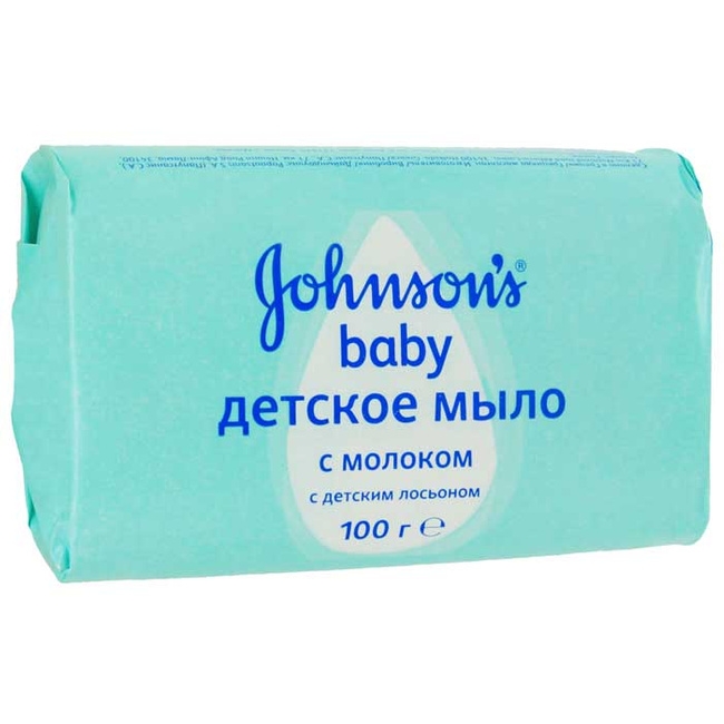Джонсон мыло детское с экстрактом молока 100г