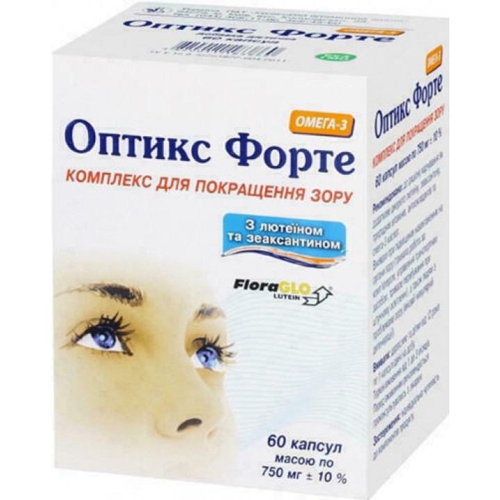 Оптикс форте 10%-750мг капс №60