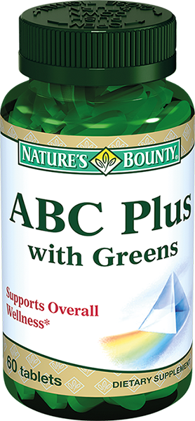 Natures Bounty АВС плюс гринс тб №60
