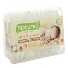 Ватные палочки SPA Cotton дет. натур. с ограничителем №60