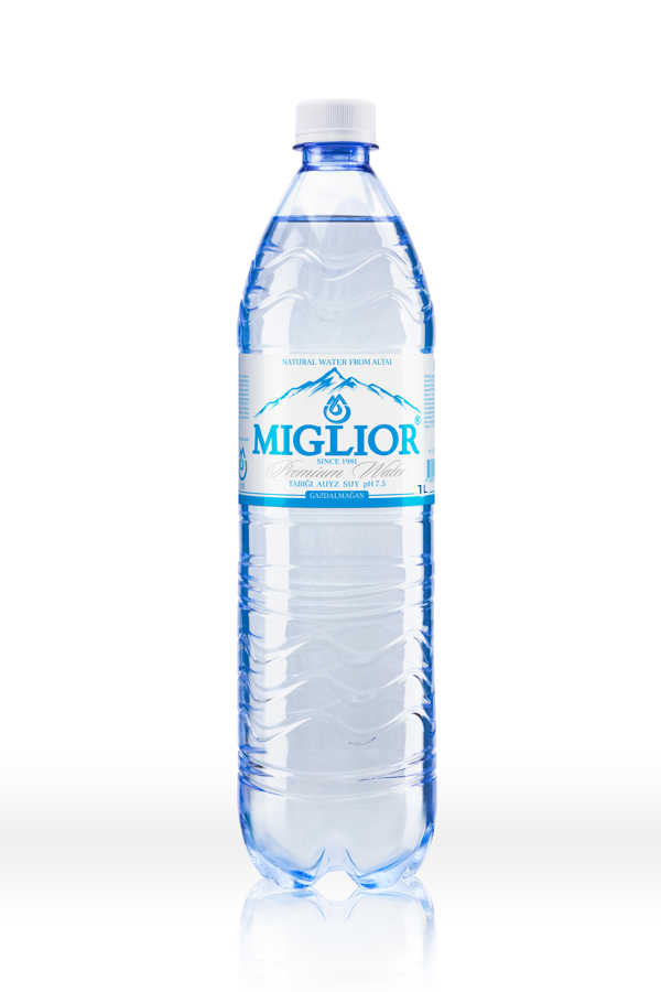 Вода MIGLIOR  без газа 1л пластик