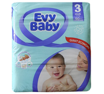 Подгузники Evy baby midi Giant 3 (5-9кг) №90