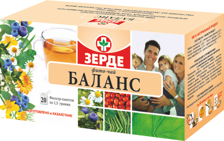 Баланс Зерде фито-чай 1,5г пак №20