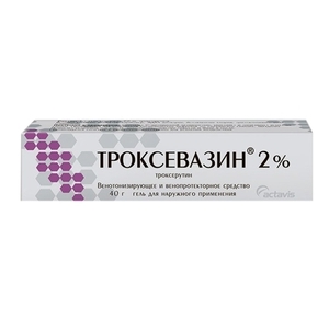 Троксевазин 2% гель 40г //