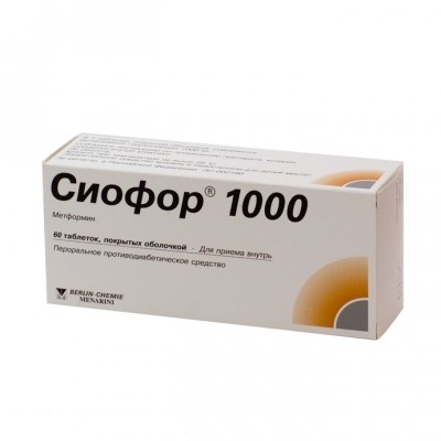 Сиофор 1000мг тб №60