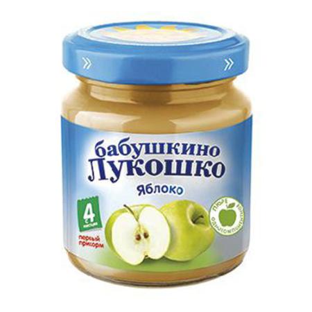 Пюре Бабушкино Лукошко - яблоко без сахара 100г