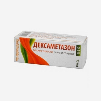 Дексаметазон 0,1% глазные капли фл 10мл (Ромфарма)