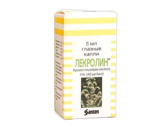 Лекролин 4% капли глазные фл 5мл